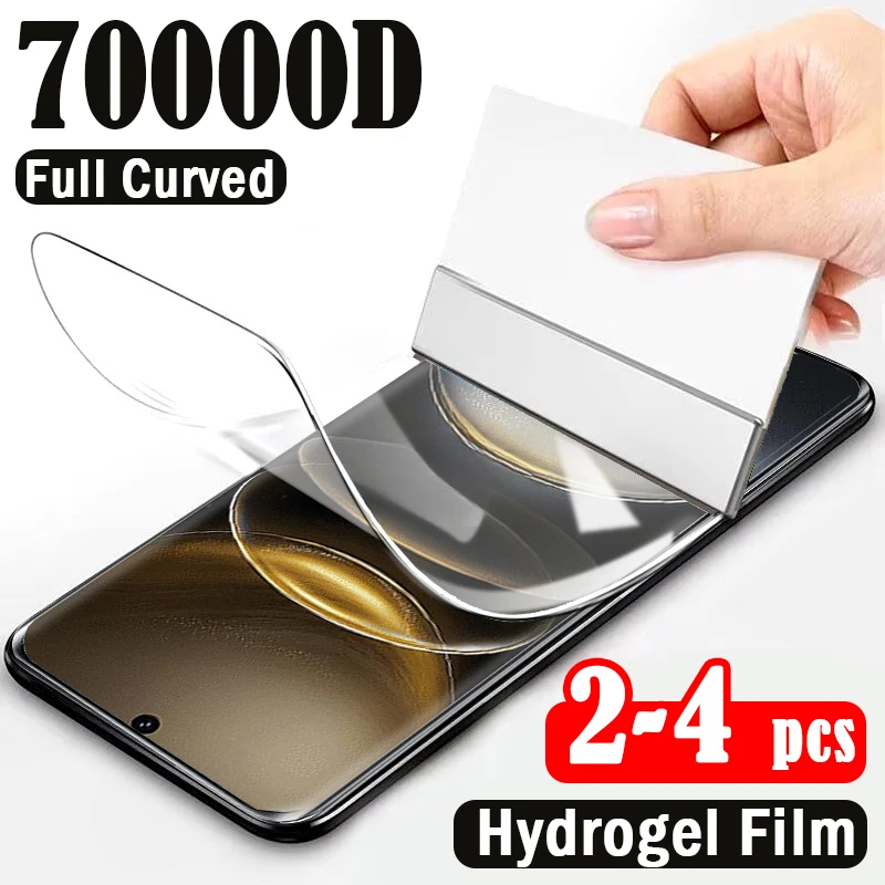 Vivo V40 - 2-4Pcs Full Curved Hydrogel Film for