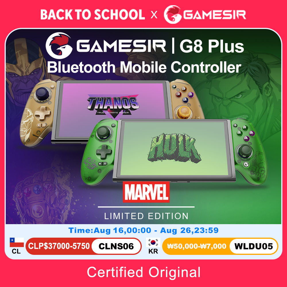 Android Tablet Gaming Accessories - GameSir G8 Plus Hulk Edition Thanos