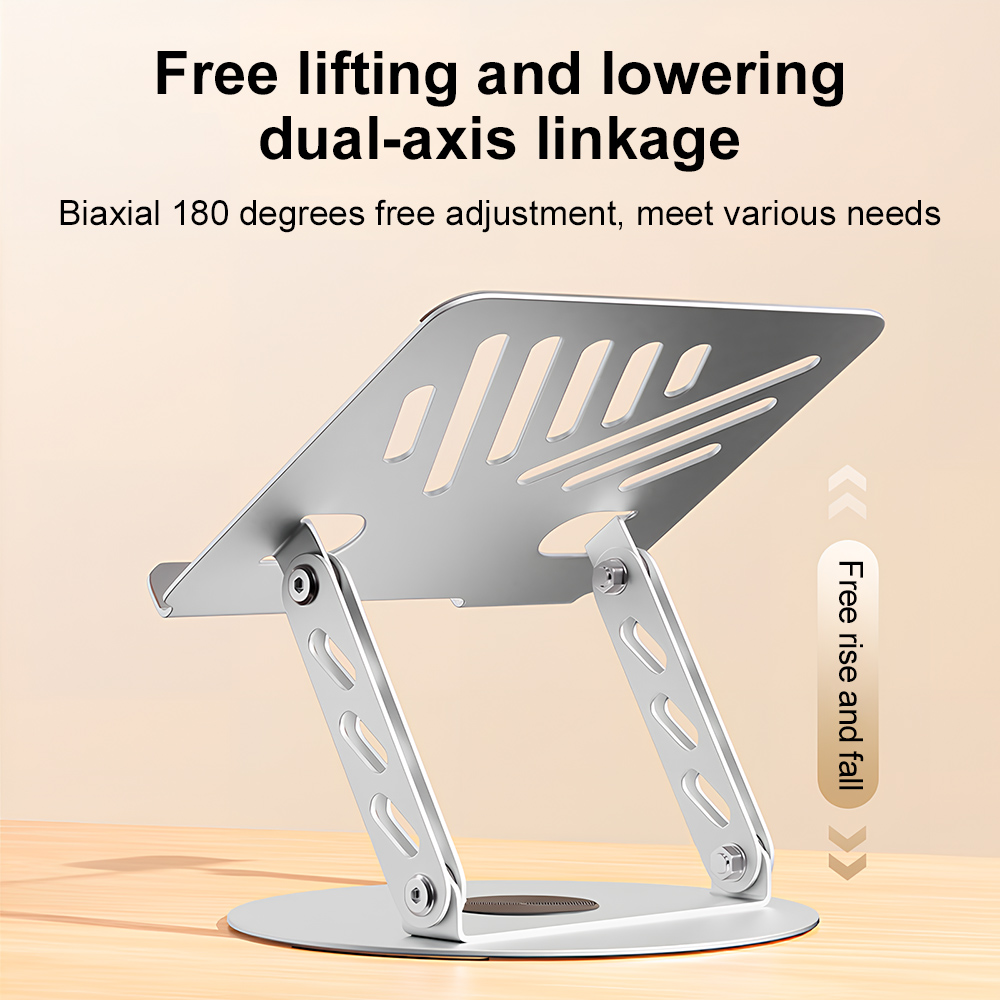 Android Tablet Gaming Accessories - 360° Rotating Laptop Stand Adjustable Foldable