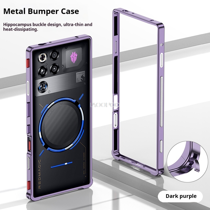 Redmagic Tablet Accessories - Aluminum Frame Metal Bumper Case For