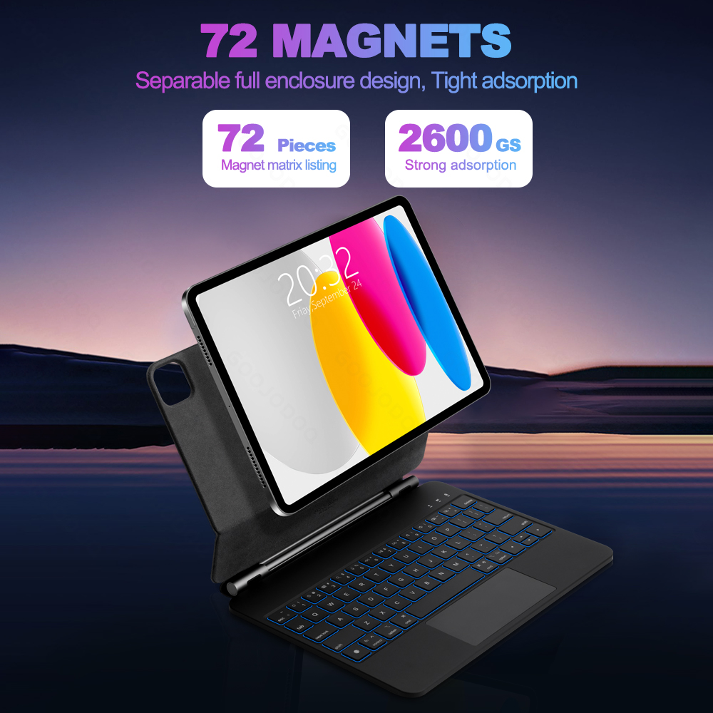 GOOJODOQ Magic Keyboard for iP - Tablet Accessories Keyboard 评论和价格