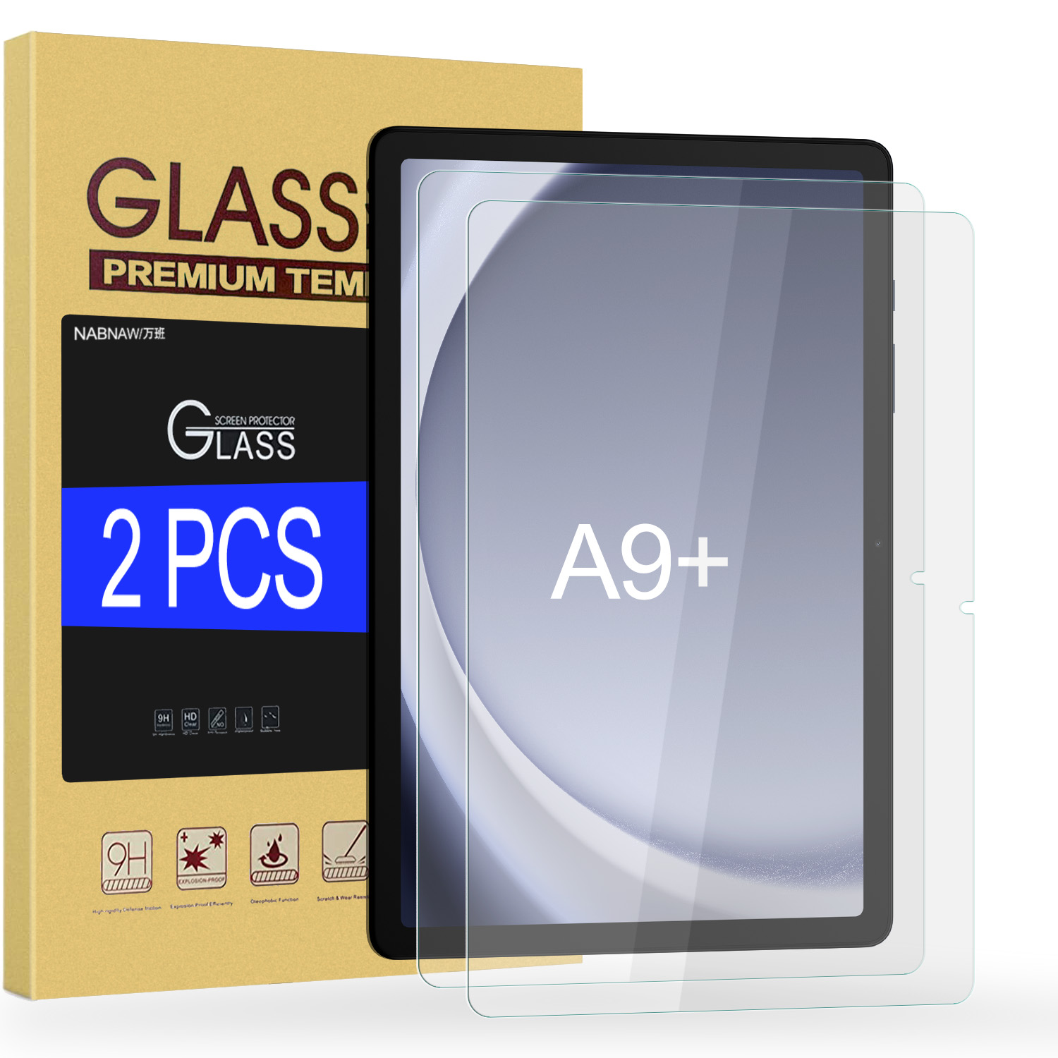 2 Pieces HD Scratch Proof Scre - Galaxy Tablet Accessories 评论和价格