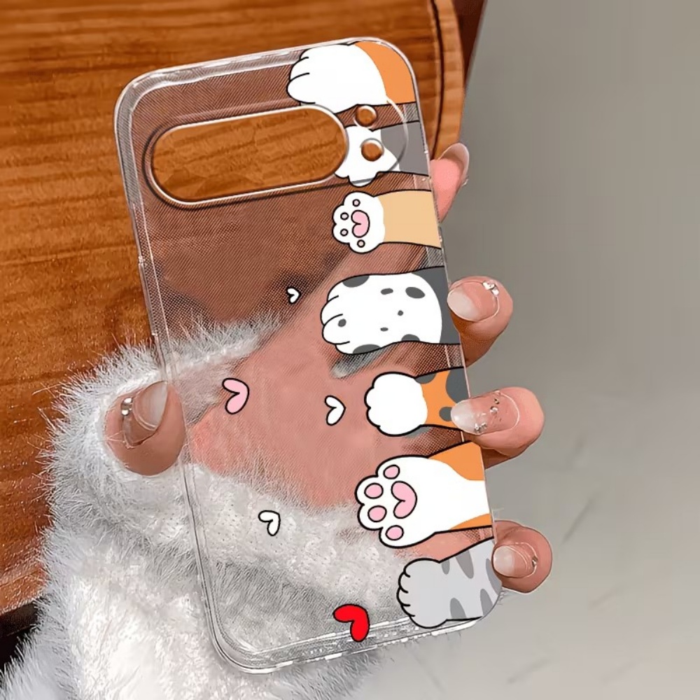 Cartoon Cat Paw Print Crystal  - Google Pixel 9 评论和价格