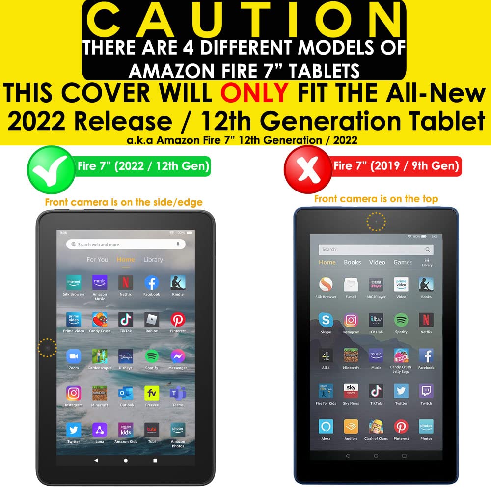 Crystal Case for Amazon Fire 7 - Tablet Accessories Amazon 评论和价格