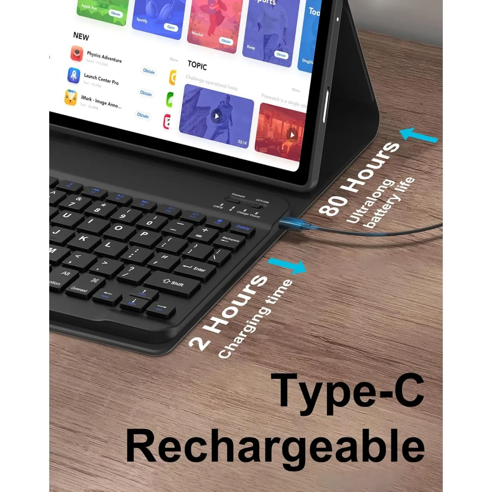 Keyboard Case for Honor Pad 10 - Boox Tablet Accessories 评论和价格