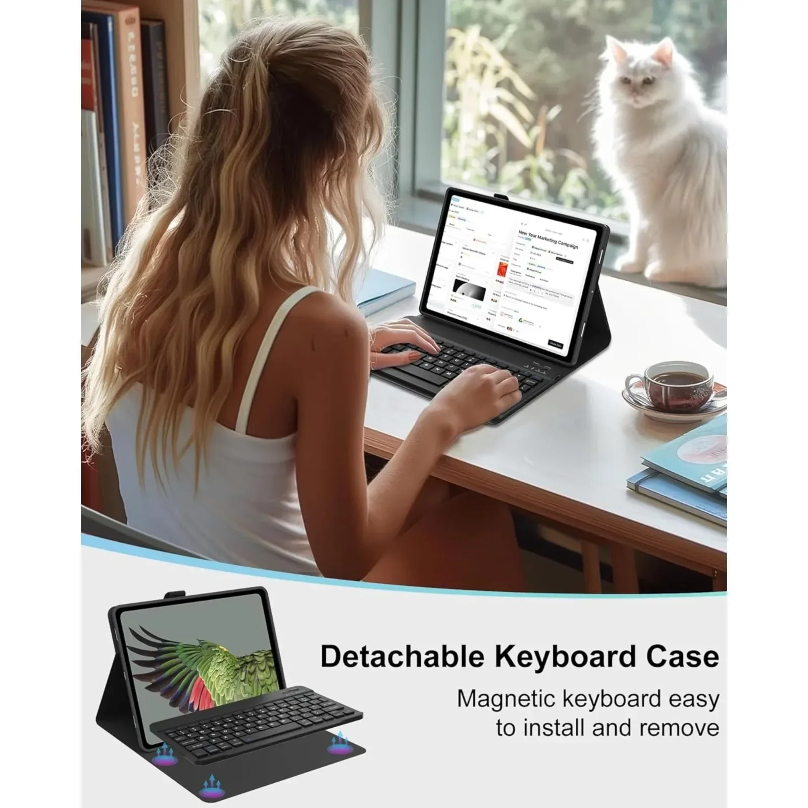 Keyboard Case for Samsung Gala - Boox Tablet Accessories 评论和价格