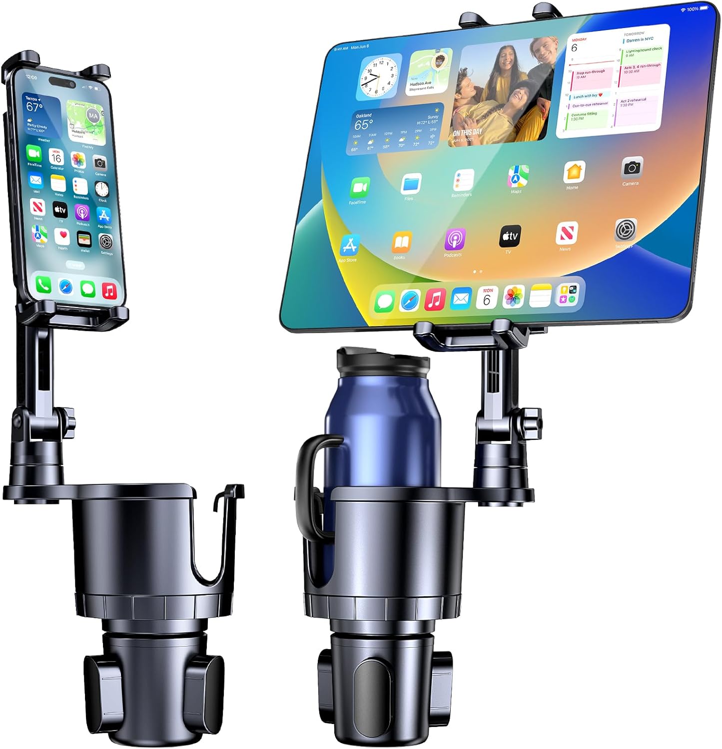 Cup Holder Phone Tablet Mount, - Tablet Accessories Must Have 评论和价格