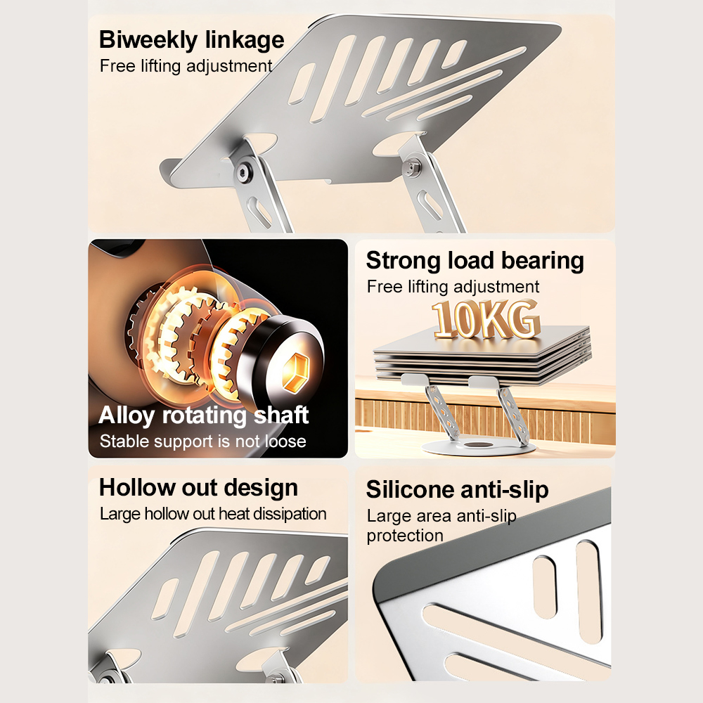 360° Rotating Laptop Stand Adj - Android Tablet Gaming Accessories 评论和价格