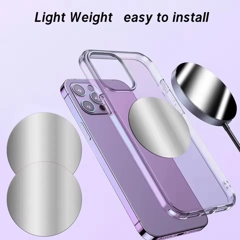 1-5PCS 8CM Magnetic Metal Plat - Tablet Accessories Must Have 评论和价格