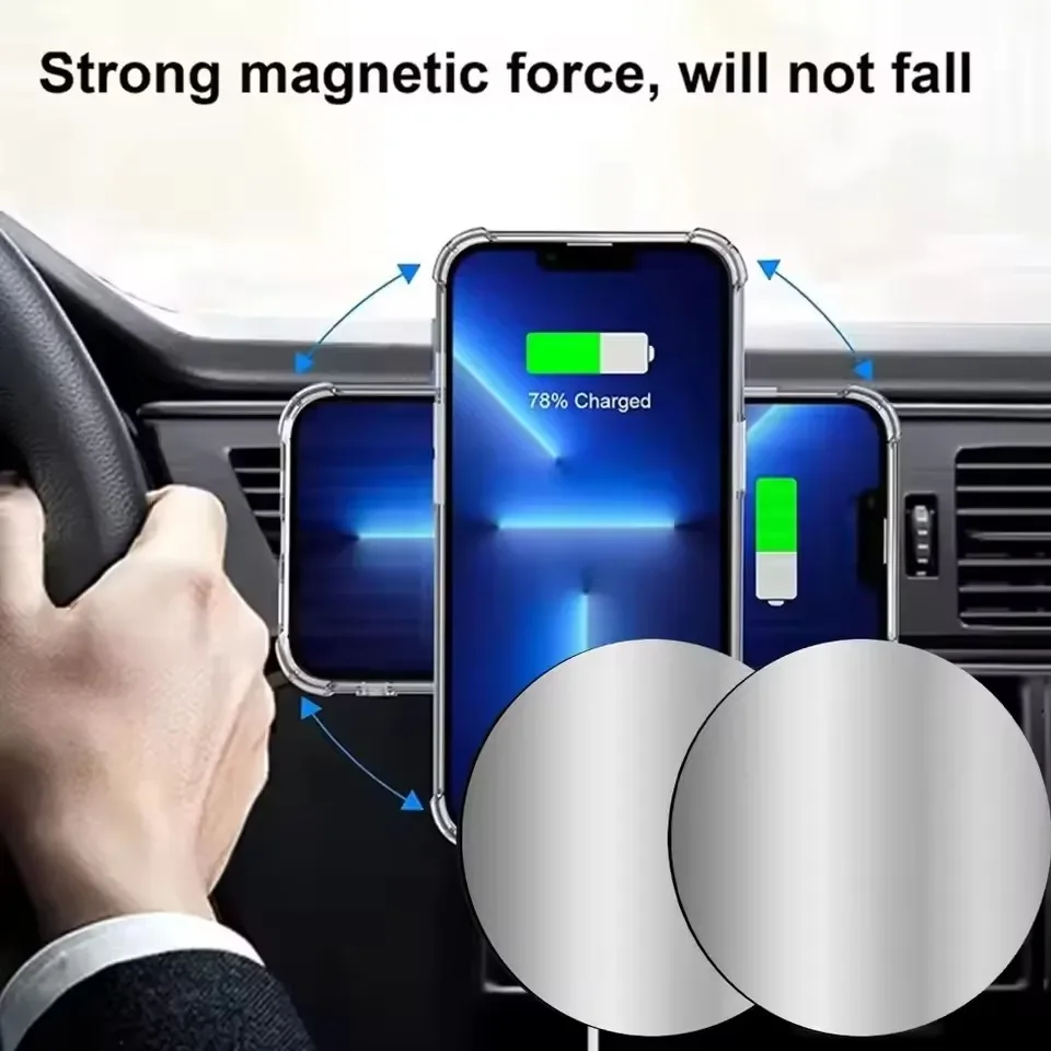 1-5PCS 8CM Magnetic Metal Plat - Tablet Accessories Must Have 评论和价格