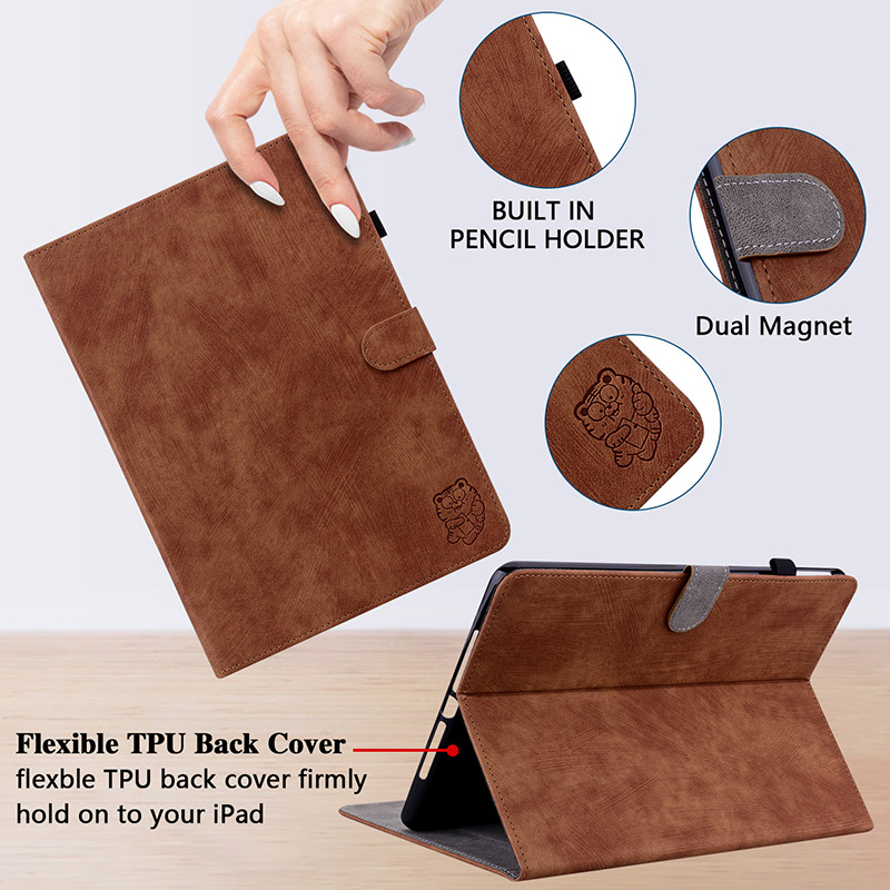 Cute Tiger Leather Case For Am - Tablet Accessories Amazon 评论和价格