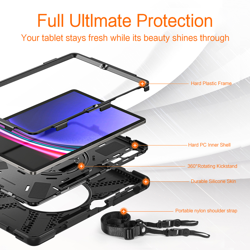 Heavy Duty Shockproof Case For - Samsung Tablet S9 Accessories 评论和价格
