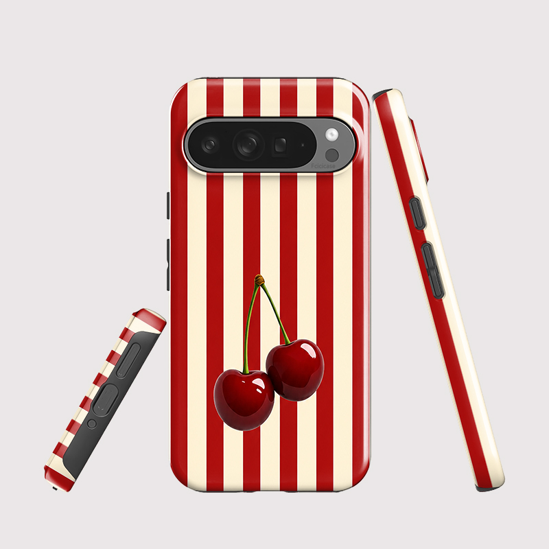 Fcicicase Cherry Stripe Patter - Google Pixel 9 评论和价格