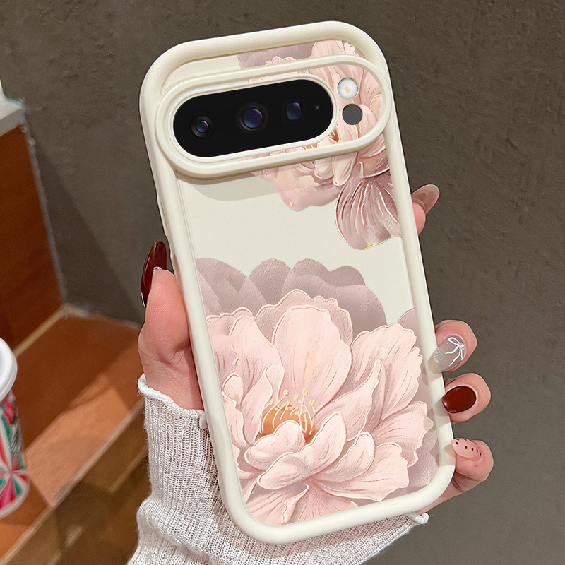 Pink Flowers Patterned Soft TP - Google Pixel 9 评论和价格