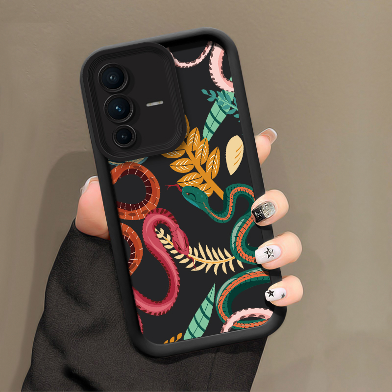 Luxury Snake Print Phone Case  - Vivo V40 评论和价格