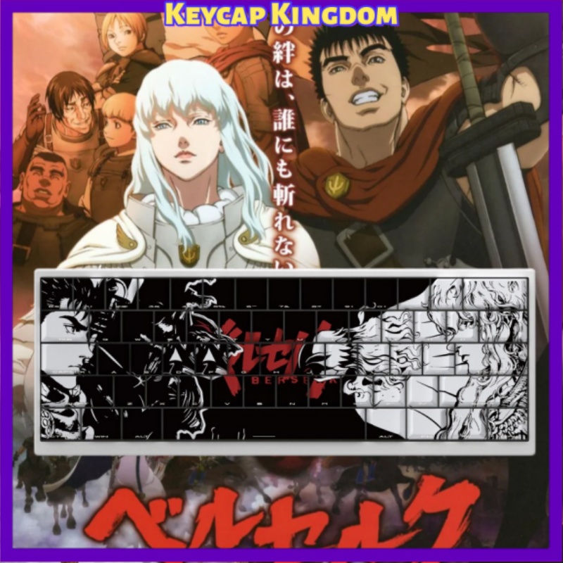 BERSERK Theme Anime Keycap 98  - Tablet Accessories Keyboard 评论和价格
