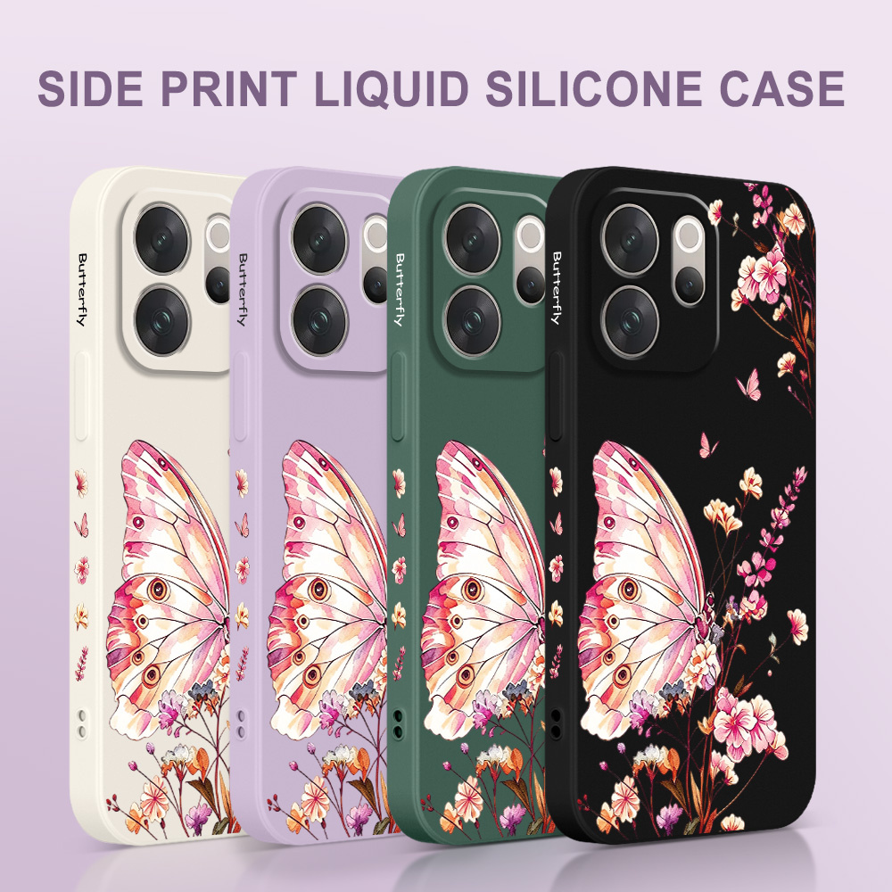 Butterfly Sprig Phone Case For - Vivo V40 评论和价格