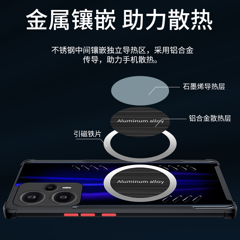 Magnetic Cooling Case For Redm - Redmagic Tablet Accessories 评论和价格